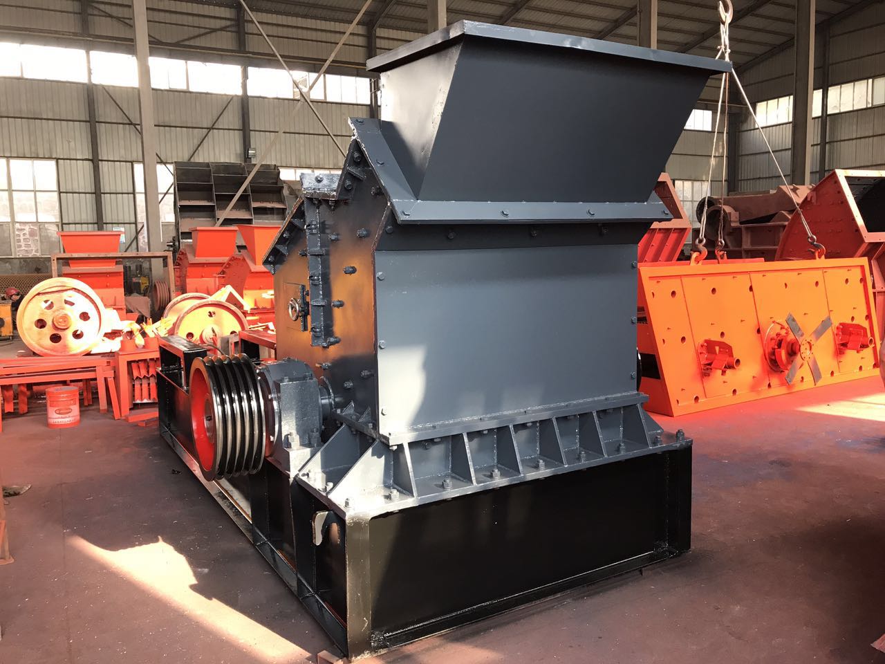 銘德制砂機設備成為機制砂生產的模范產品